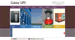 Desktop Screenshot of galaxyups.com